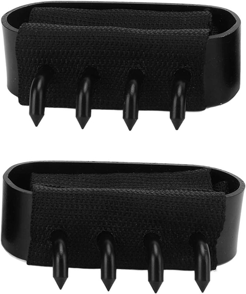 SASKATE 4 Tooth Spikes Crampon Hooks Adjustable Wristband Steel Nylon Climbing Hand Claw for Trees Wall Rock Climbing with Traditional Claw Design - Image 3